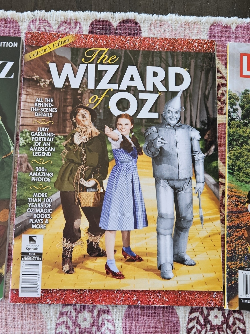 Lot Of 3 Wizard of Oz Collector's Editions Magazines Life CBS